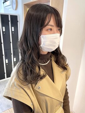 ミーナ バイ アーバン(Meena by urban.) 【ANNEXハザマ】赤味キャンセルアッシュカラー×アンニュイヘア