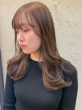 ヒート バイ アンカットラウンジ 渋谷(HEAT by UNCUT&LOUNGE) ミルクティーベージュ/インナーカラー/ケアブリーチ/ハイライト