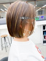 スタートウキョウ 渋谷(STAR TOKYO)&nbsp;30代40代50代白髪ぼかしフェイスフレーミングハイライト/くびれ