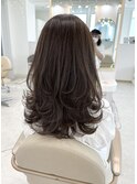 ☆キレイめレイヤーカット☆ココアグレージュ☆レイヤーカット