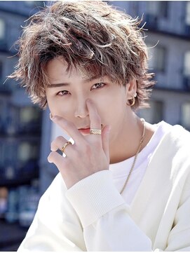 クオル 立川(QOL) ハイライトパーマウルフ/メンズカット/波巻きパーマ