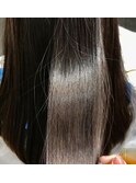 髪質改善ヘアエステうるツヤセミロング大人可愛いストレート