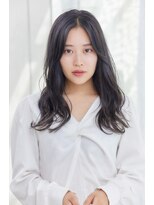 ミチオ ノザワ ヘアサロン ギンザ(Michio Nozawa HAIR SALON Ginza)&nbsp;コテ巻き風デジタルパーマでふんわりカール☆アッシュブラック★