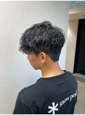 【メンズ】波巻きスパイラルパーマ