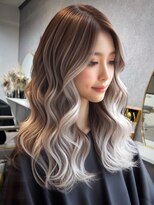 ジーディーエス(GDS)&nbsp;ローレイヤーカット☆ホワイトミルクティーバレイヤージュ