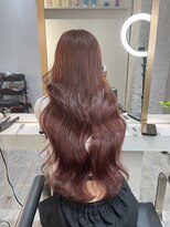 ブレンド 渋谷(BLend)&nbsp;前髪アンブレラカラーこなれミディイメチェンウェーブパーマ