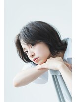 クレス 早宮店(CLESC') 暗髪大人ボブ×透明感カラーオリーブベージュ