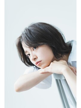 クレス 早宮店(CLESC') 暗髪大人ボブ×透明感カラーオリーブベージュ