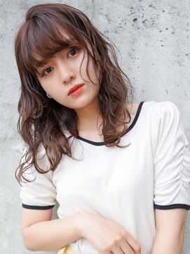 ラフィス ヘアー ミミ 流山おおたかの森店(La fith hair Mimi) 【La fith】くすみカラー×ウェットヘア