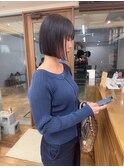 切りっぱなしボブ