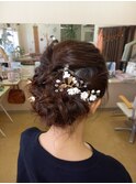 結婚式のヘアセット