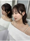 大人可愛い韓国スタイル/顔まわりカット