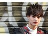 カット+パーマ　￥11,000→￥9900