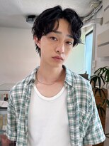 ネルケ 立川(nelke)&nbsp;ニュアンスパーマ/メンズ/メンズカット/パーマ/センターパート