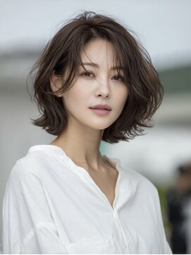 アルトリスト(Altruist Aging×HAIR&SPA) ★暗めカラーグランマッシュフェイスフレーミングデザインカラー