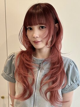 ライン(LINE) 韓国風/レイヤー/小顔/前髪カット/ハッシュカット