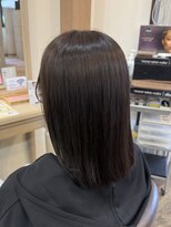 アルターリール(aL ter Rire)&nbsp;くびれヘア/アプリコットオレンジ/ハイライトカラー/杉田花乃