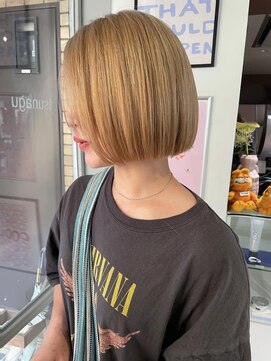 ツナグ(tsunagu) blond color