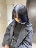 ブルーブラック　かじ