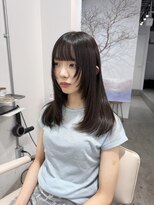 シアー(siar)&nbsp;フェイスレイヤー　顔まわりレイヤー　ロングヘアー　前髪カット