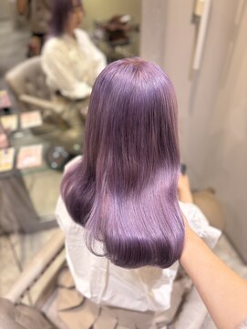 ラメール(MAISON LA MER) 【MANAMI】ブリーチ2回~ラベンダーカラー