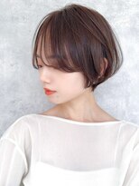 ロエ 博多店(loe)&nbsp;【loe】丸みショート×美シルエット×シースルーバング