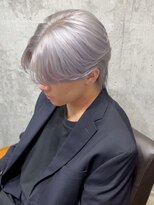 メンズオルズ 渋谷(MEN'S ALLZ) ホワイトシルバーハイトーンケアブリーチケアカラー