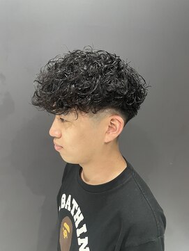 クレオ 片江店(CREO) スペインカールパーマショートハーパーメンズパーマメンズカット