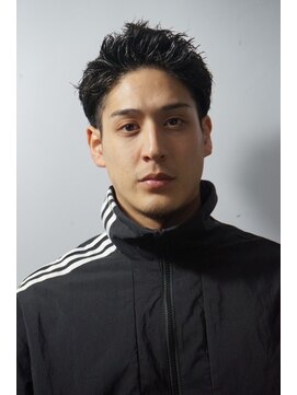 ヒロギンザ 銀座一丁目店(HIRO GINZA) スペインカール風アップバング×強めスパイラルパーマ