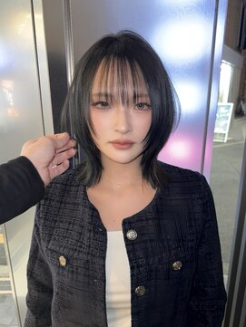 ニューヨークニューヨーク 梅田茶屋町店(NYNY) 透明感カラー イルミナカラー カーキグレージュ