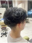 20代に人気フェザーパーマ