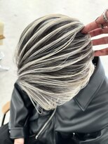 エゴル オム 名古屋栄(ENGOL homme)&nbsp;ホワイトバレイヤージュ/ブリーチ