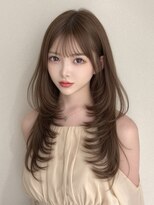 マウル 栄(MAEUL)&nbsp;レイヤーカット／ワンホンレイヤー/面長／ハッシュカット
