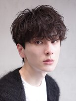 バイフィフス 原宿/表参道(by fifth) 緩め波巻きスパイラルパーマシャドウパーマメンズセンターパート