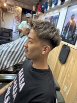 グッドラックバーバーハナレ 吉祥寺 ツーブリーチにカラー