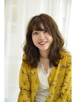 アドラーブル 長岡リップス旭岡店(adorable)&nbsp;無造作セミディ★エレガントなCカーブ