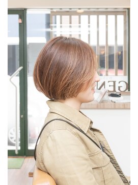 ヘアージャンティ(HAIR GENTIL) ボブ　【 ショートボブ × バレイヤージュ 】