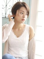 ヘアーアンドメイク シークタチカワ 立川店(Hair&Make Seek)&nbsp;【seek 立川】束感ショート×ソフトグレージュ