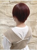 【Reir吉祥寺】*ニュアンスショート+ バーガンディ*