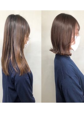 ジーナ 西新(Zina) 髪質改善＊大人かわいいコテ巻き＊デジタルパーマ【Zina 西新】