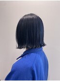*navy・切りっぱなしボブ*