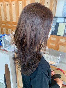 ユラギフロムユイマァル 水島店(YURAGI from YUIMARL) レイヤースタイル×ブラウン