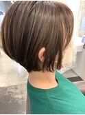 ☆ニュアンスショートボブ☆2030405060代おすすめ♪