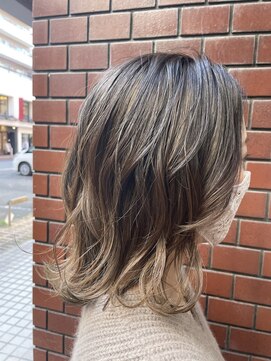 トゥーリ 長崎住吉店(tuuli) tuuli☆30代40代ペールベージュ切りっぱなしボブ 37