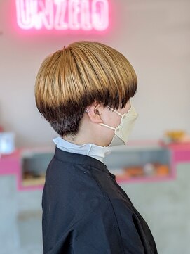 アンゼロ(UNZELO) ゴールド×ダークブラウングラデーション