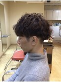 朝は3分で。大人のメンズツイストスパイラルパーマつつじヶ丘