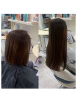 クラン ヘアーアンドスタジオ(CLAN hair & studio)&nbsp;ハイトーンエクステブリーチインナーミルクティーベージュ