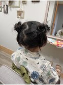 ゆるふわお団子ヘア