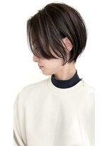 ゴカン バイ ジル ブラン 名古屋(Gokan by JIL BLAN)&nbsp;ハイライトバレイヤージュダブルカラーショートカット30代40代