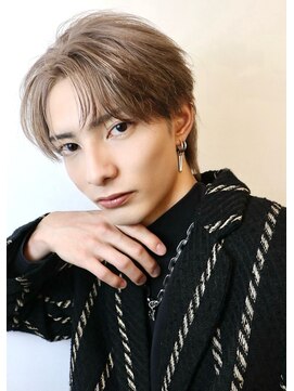 オーシャントーキョーウエスト 心斎橋 (OCEAN TOKYO WEST) 韓国マッシュカルマパーマコンマバングセンターパート黒髪ウルフ